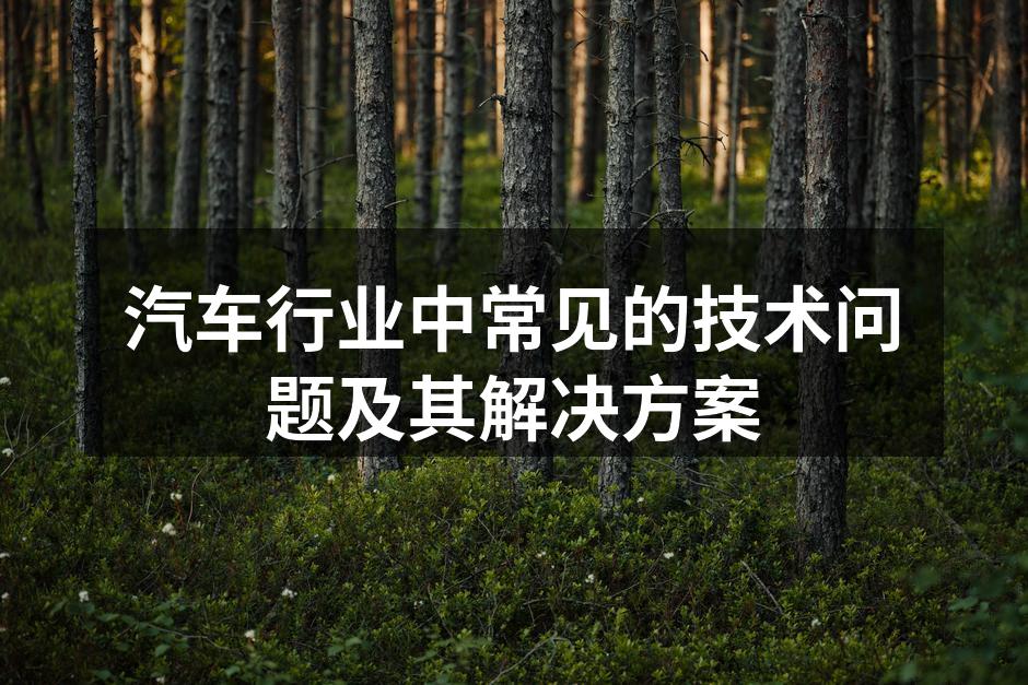汽车发动机故障示意图